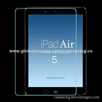 Tempered-glass Screen Protectors for iPad air/5. Bubble-free, Easy to Install